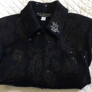 St. John cardigan navy blue